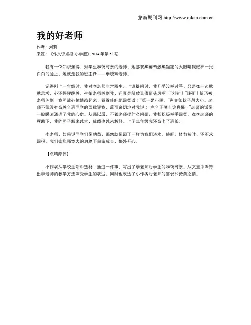 我的好老师 2