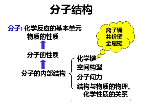 大学无机化学分子结构PPT课件