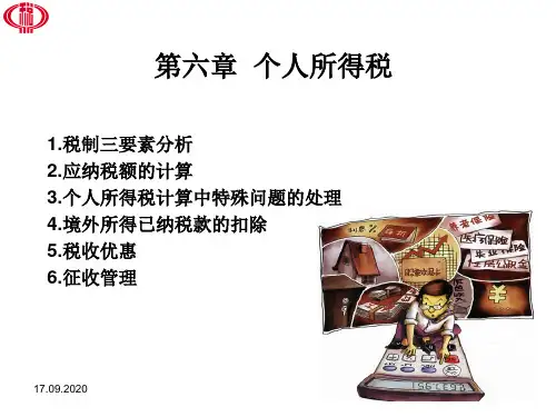 第六章 个人所得税PPT课件