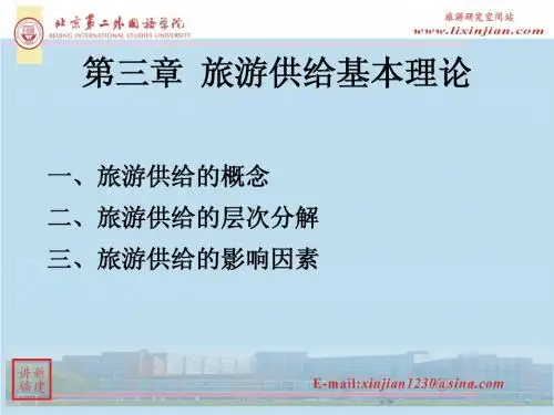 旅游经济学讲义3