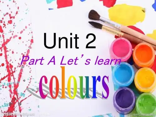 新版人教版小学英语三年级上册Unit2 第2课时 A Let's learn