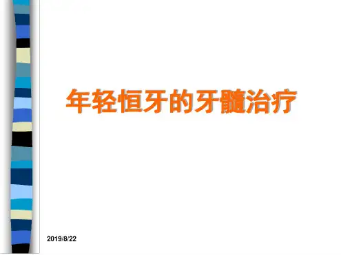 年轻恒牙的牙髓治疗