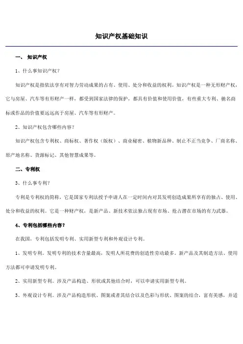知识产权基础知识