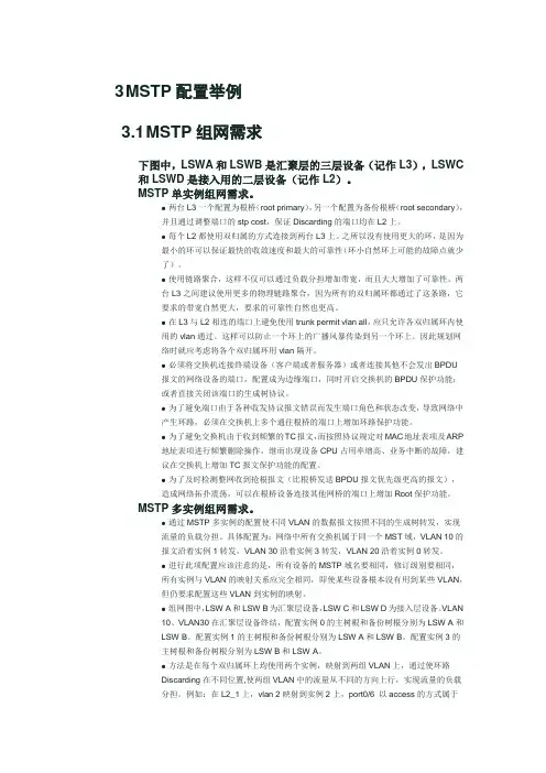 51CTO下载-MSTP多实例映射