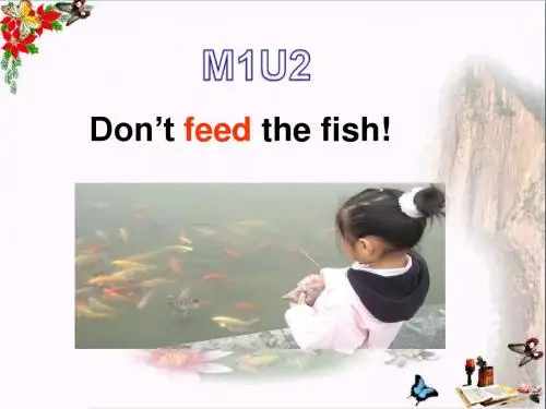 四年级英语下册Module1Unit2《Don’tfeedthefish》 优秀课件3(新版)外研版(一起)