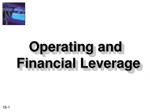 Financial Management leverage