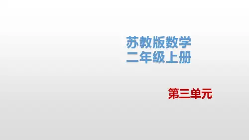 苏教版二级上册数学乘加、乘减