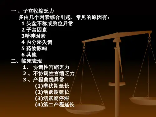 妇产科学：异常分娩ppt课件