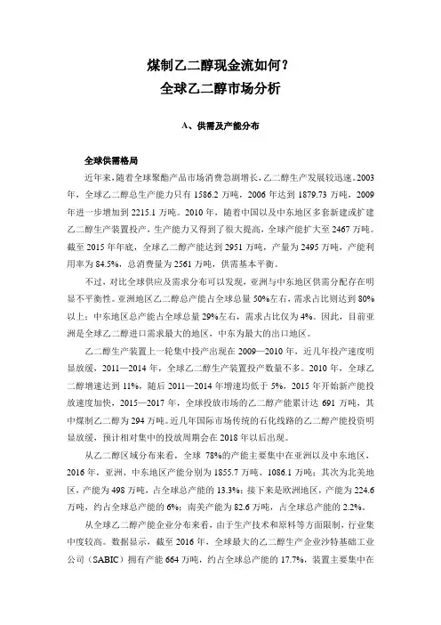 全球乙二醇市场分析