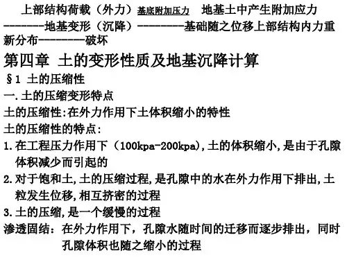 第四章土的变形性质及地基沉降计算