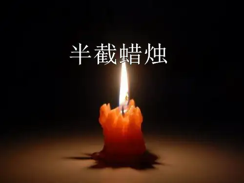 12.半截蜡烛(完美版)曦的公开课PPT课件