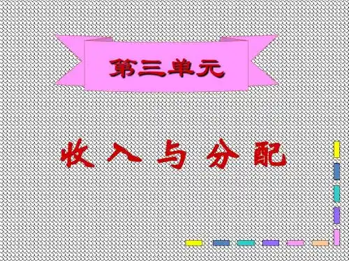 7.1按劳分配为主体多种分配方式并存课件