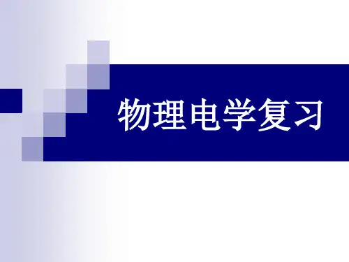 沪科版物理九年级全一册物理电学复习