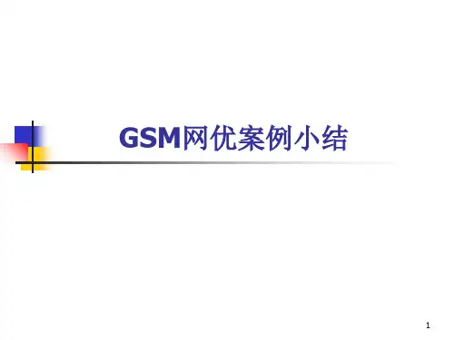 GSM网优案例总结PPT课件