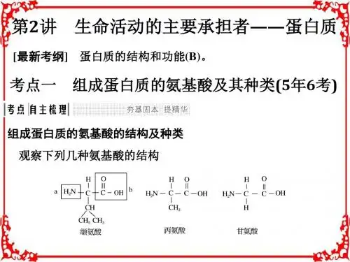 【创新设计】2018版高考生物(江苏专用)一轮复习(课件)第1单元细胞的分子组成第2讲