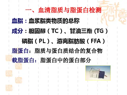 血脂、血糖检查
