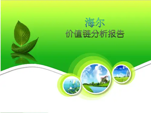 海尔集团价值链分析--资料