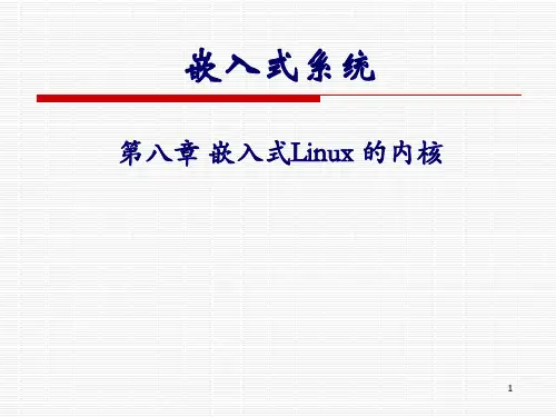 嵌入式系统嵌入式Linux的内核