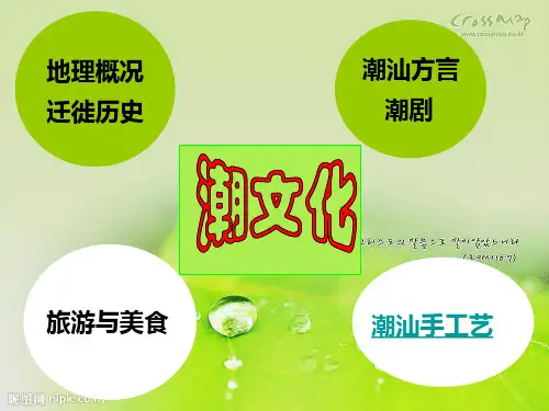 潮汕文化__演讲PPT 共64页PPT资料