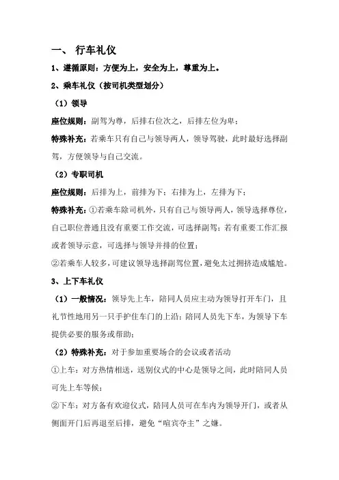 商务应酬基本礼仪