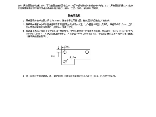 屏蔽罩及其焊盘设计