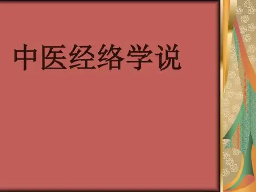 中医经络学说