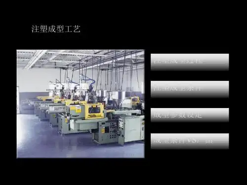 注塑成型工艺培训资料