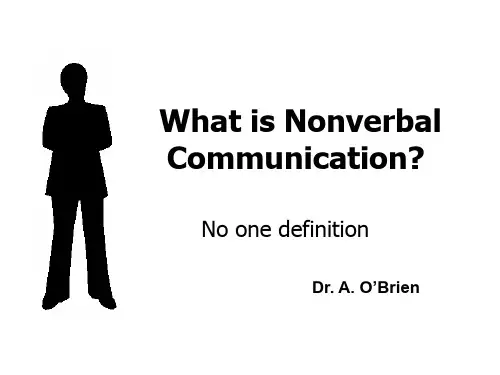 What is Nonverbal Communication