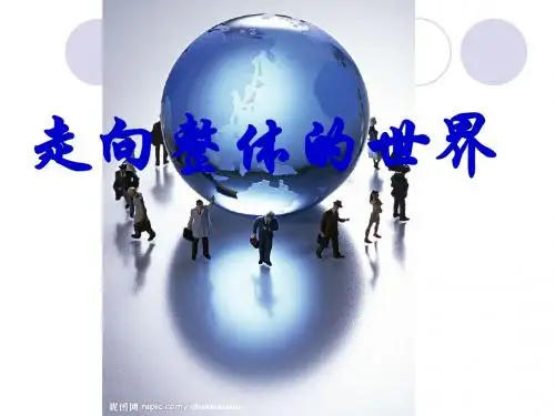 专题五第四节走向整体的世界课件