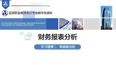 财务报表分析第4版课件第2章第2节