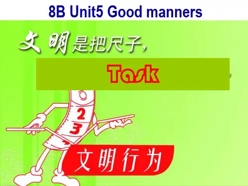 8B Unit5 Good manners Task