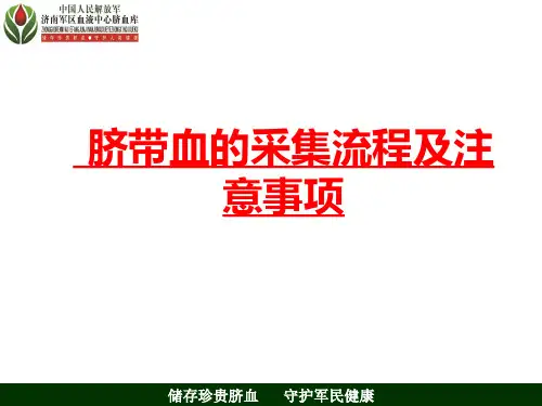 脐带血采集流程