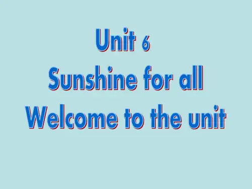 牛津译林英语 八年级下册Unit6Welcome(共21张PPT)