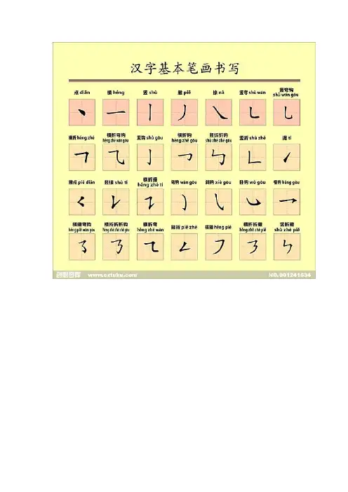 汉字基本笔画