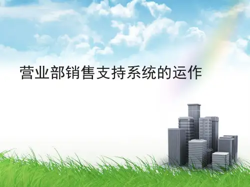 营业部销售支持系统的运作(精)