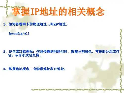 计算机网络IP地址