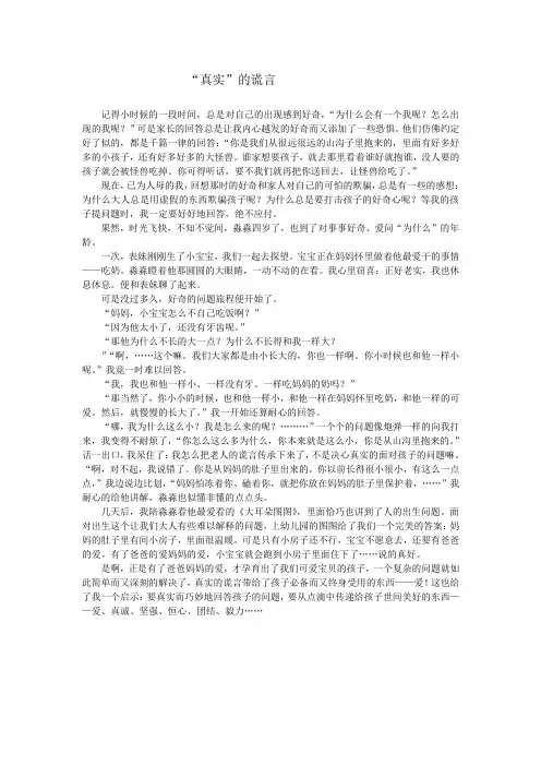 真实的谎言 2