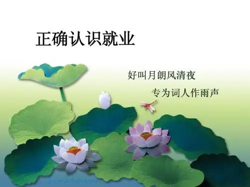 正确认识就业