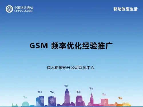 GSM频率优化经验推广