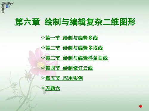 CAD操作教程第6章绘制与编辑复杂二维图形