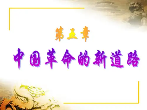 5.5第五章 中国革命的新道路