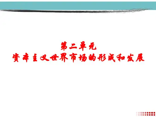 高中历史必修二第二单元复习课件