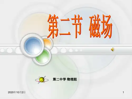 磁场-ppt医用物理学PPT课件