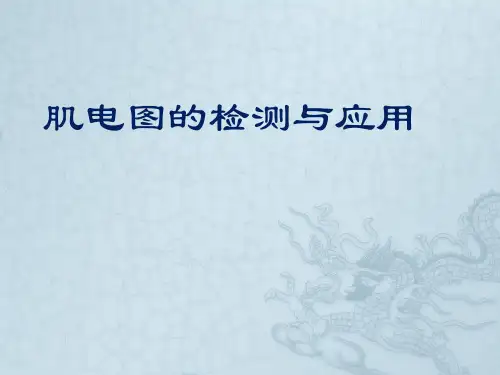肌电图的检测与应用