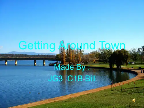 Getting Around Town
