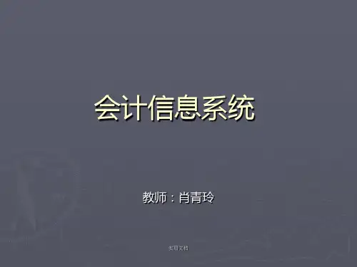 会计信息系统