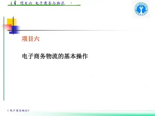 6第六章 电子商务的物流