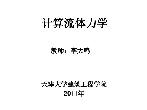 TJU计算流体力学 计算流体力学