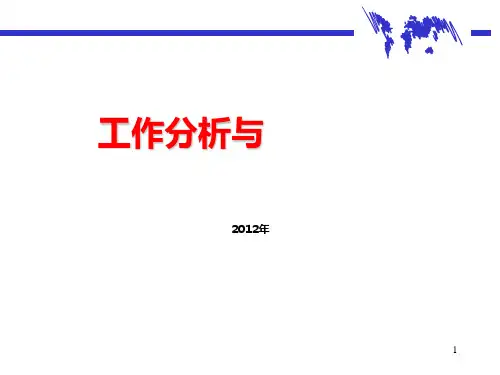 工作分析与人岗匹配(PPT51页)