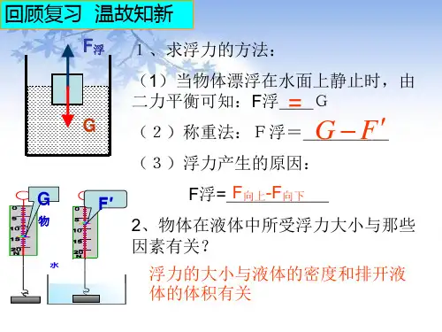 阿基米德原理(新人教版)